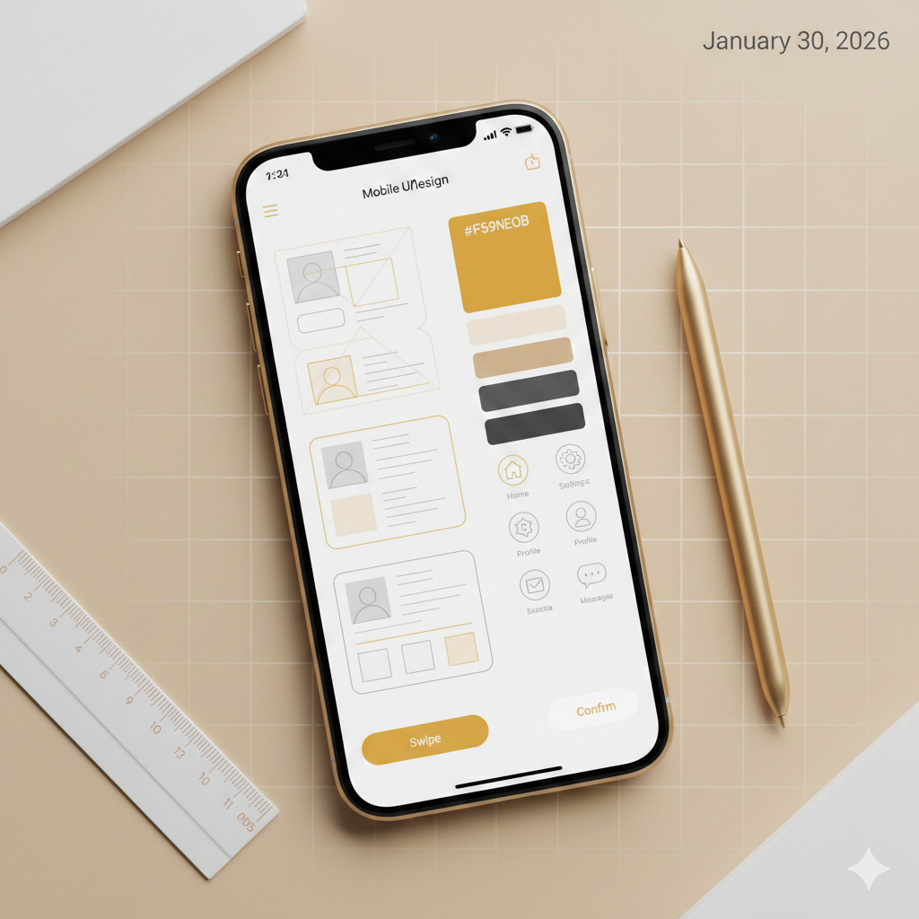 Design UX/UI mobile intuitif ADOXY Marrakech