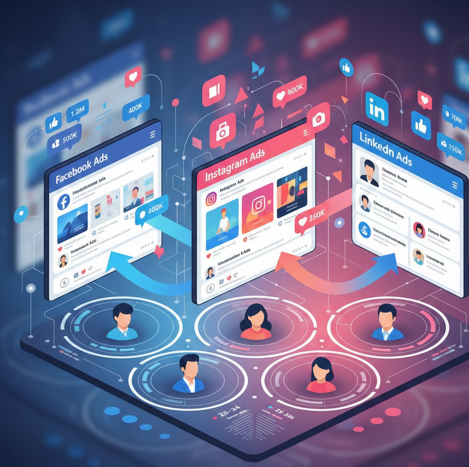 Publicité réseaux sociaux multi-plateformes ADOXY