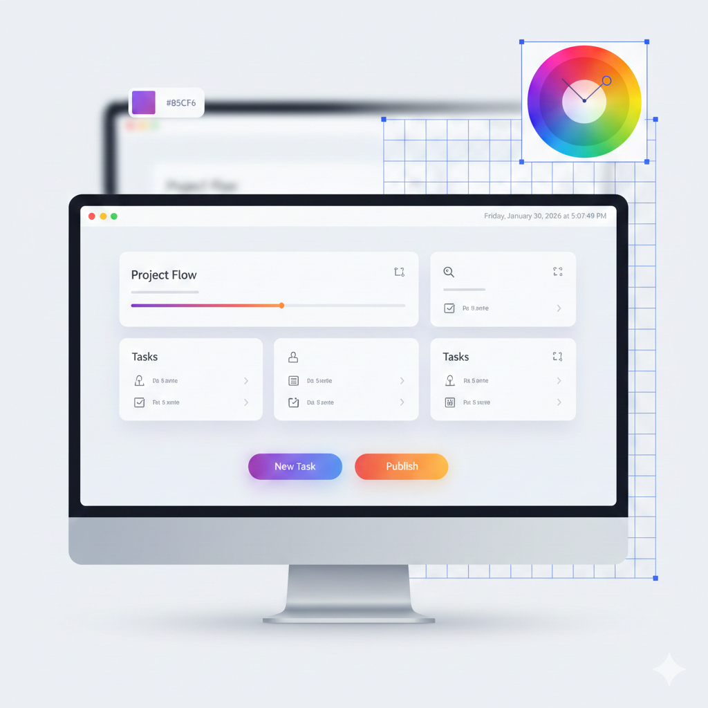 Design d'interfaces web modernes ADOXY Marrakech